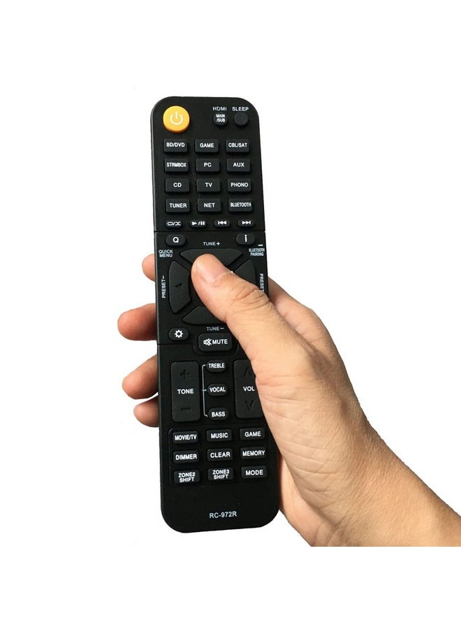 Kassionel - Replacement Remote Control For Onkyo Txds787 Txnr626 Rc972R Txnr696 Network Home Theater A V Receiver - Image 1