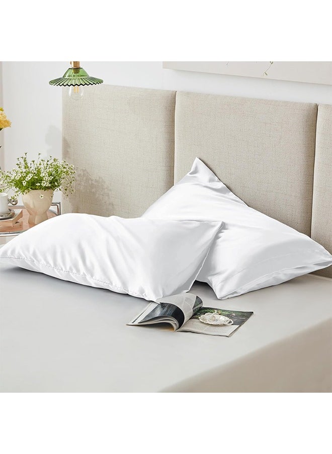 snooze Snooze, Satin Pillowcase for Hair and Skin, 48*70 cm, White  - Image 5
