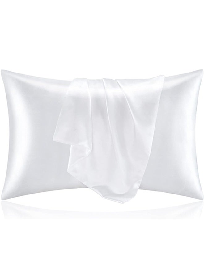 snooze Snooze, Satin Pillowcase for Hair and Skin, 48*70 cm, White  - Image 1
