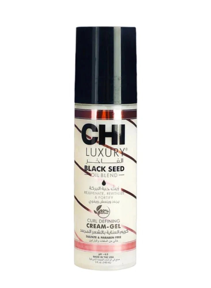 CHI Black Seed Luxury Oil Curl Defining Cream Gel 148ml - Image 1