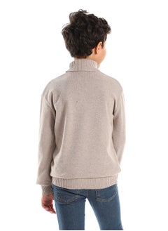 Caesar Boys Wool Pullover With  High Neck  - Image 4