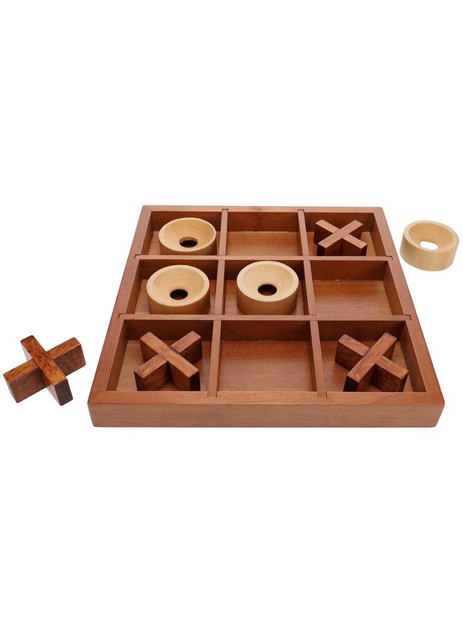 WE Games Tic Tac Toe Wooden Board Game - Image 5