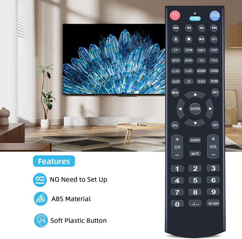 BOMAZ Replacement Remote Control for Jensen AudioVox TV JE1914 JE1913AC2 JE2414 JE2613 JE3215 JE4015 JE3914 JE4614 JE5015 JE5014 - Image 5