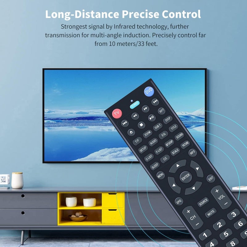 BOMAZ Replacement Remote Control for Jensen AudioVox TV JE1914 JE1913AC2 JE2414 JE2613 JE3215 JE4015 JE3914 JE4614 JE5015 JE5014 - Image 4