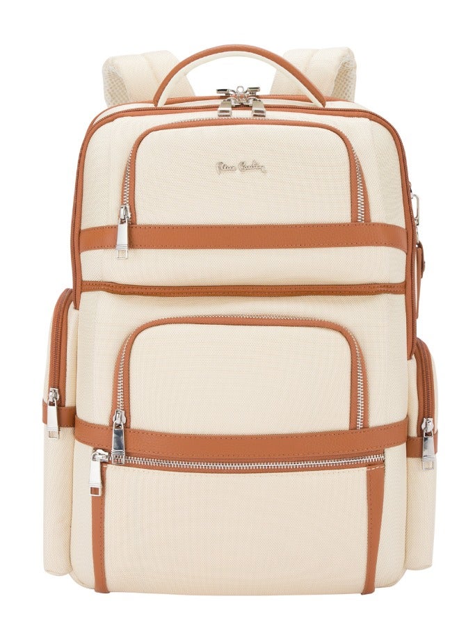pierre cardin Professional Travel Laptop Backpack, Extensible Business Bag, Water Resistant College Backpack  - Image 2