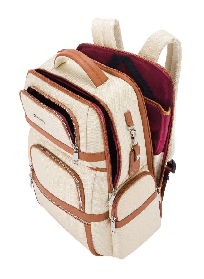 pierre cardin Professional Travel Laptop Backpack, Extensible Business Bag, Water Resistant College Backpack  - Image 4