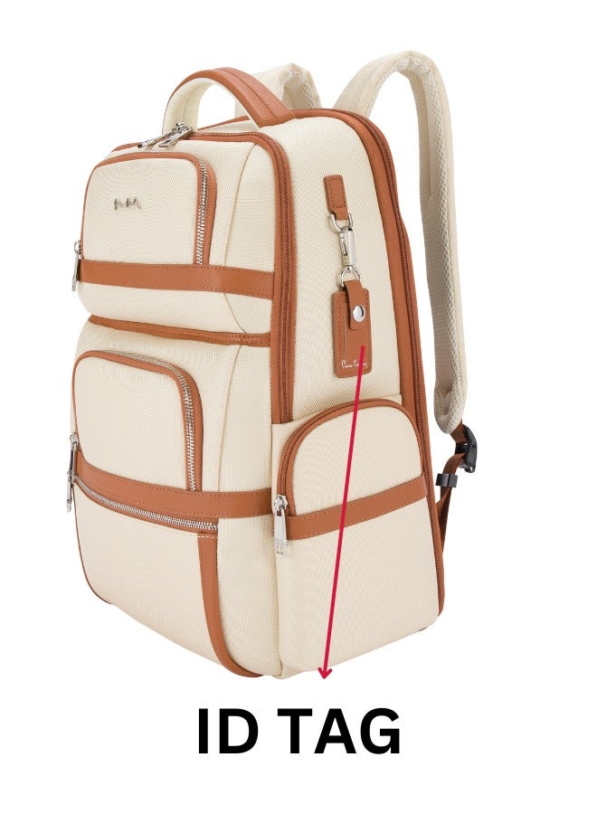 pierre cardin Professional Travel Laptop Backpack, Extensible Business Bag, Water Resistant College Backpack  - Image 5