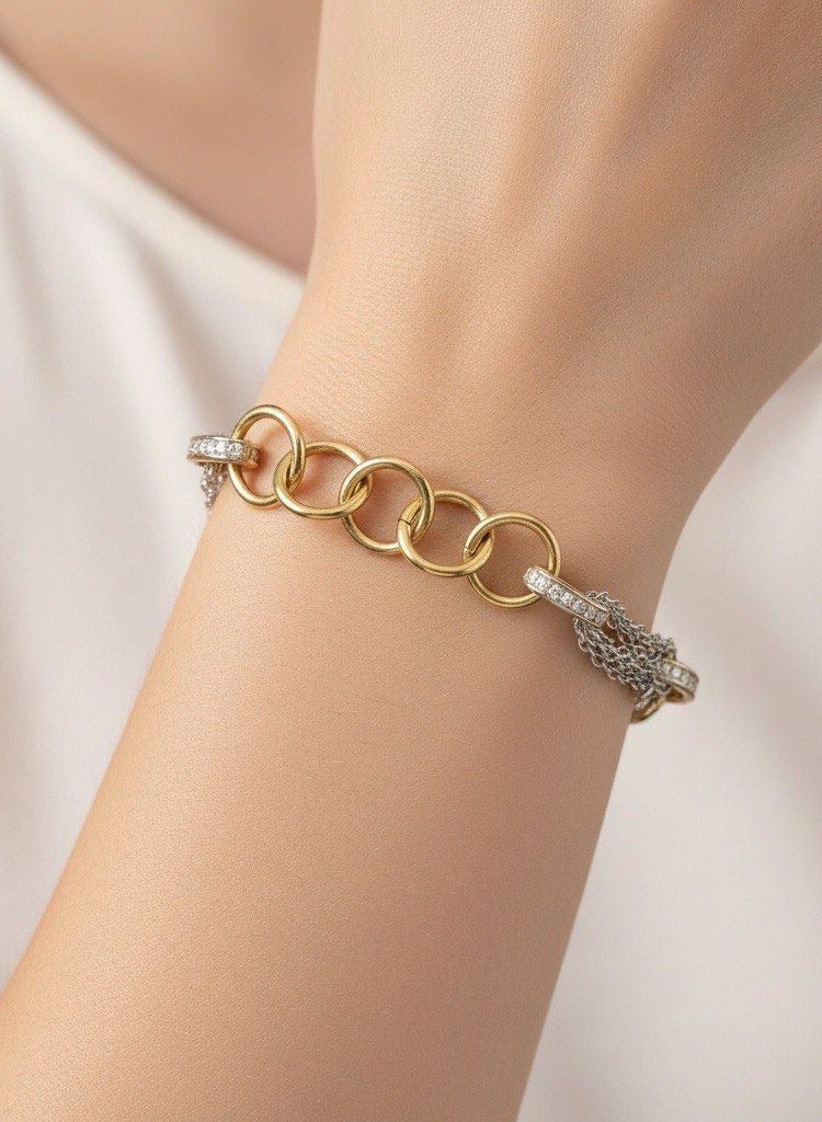 Ruby Art Gold 18K Pure Gold Bracelet for women  -  8.02 Gram - Image 2