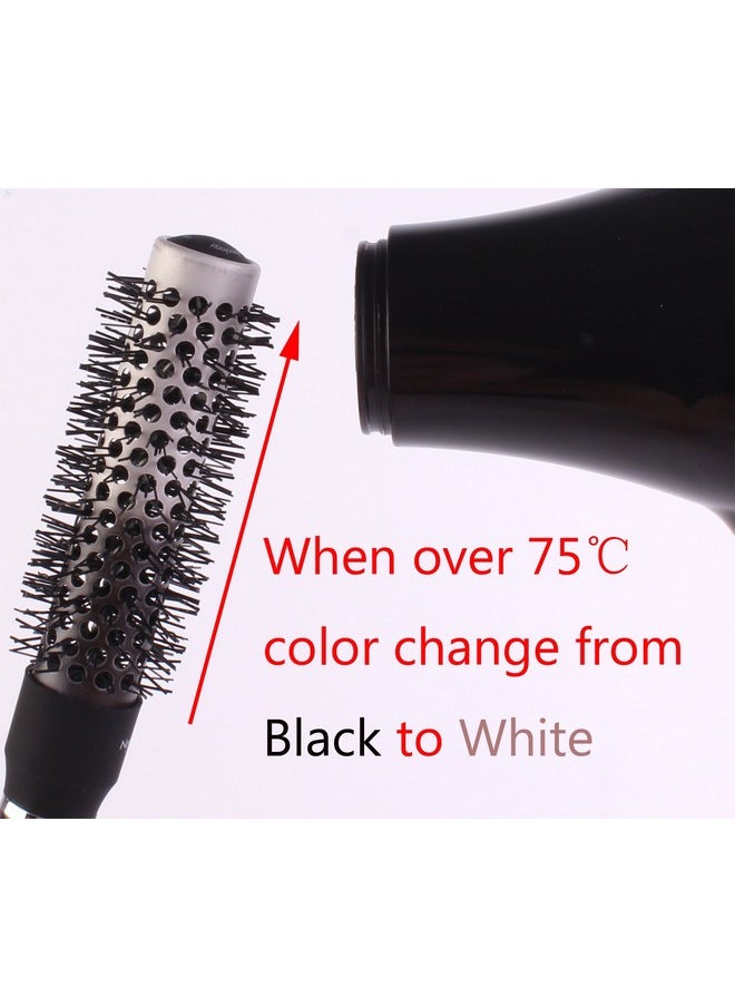 Perfehair PERFEHAIR Round Thermal Brush Set, Professional Nano Ceramic & Ionic Barrel Hair Styling Blow Drying Curling Brush, 5 Different Sizes  - Image 2