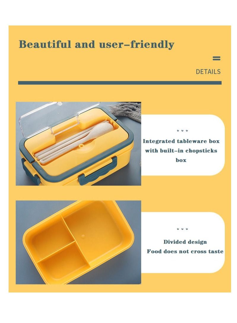 Bluejw Lunch Box Kids, Bento Box Adult Lunch Box, Lunch Containers For Adults/Kids/Toddler,1000/1500Ml-3 Compartment Microwave & Dishwasher & Freezer Safe,BPA Free - Image 3