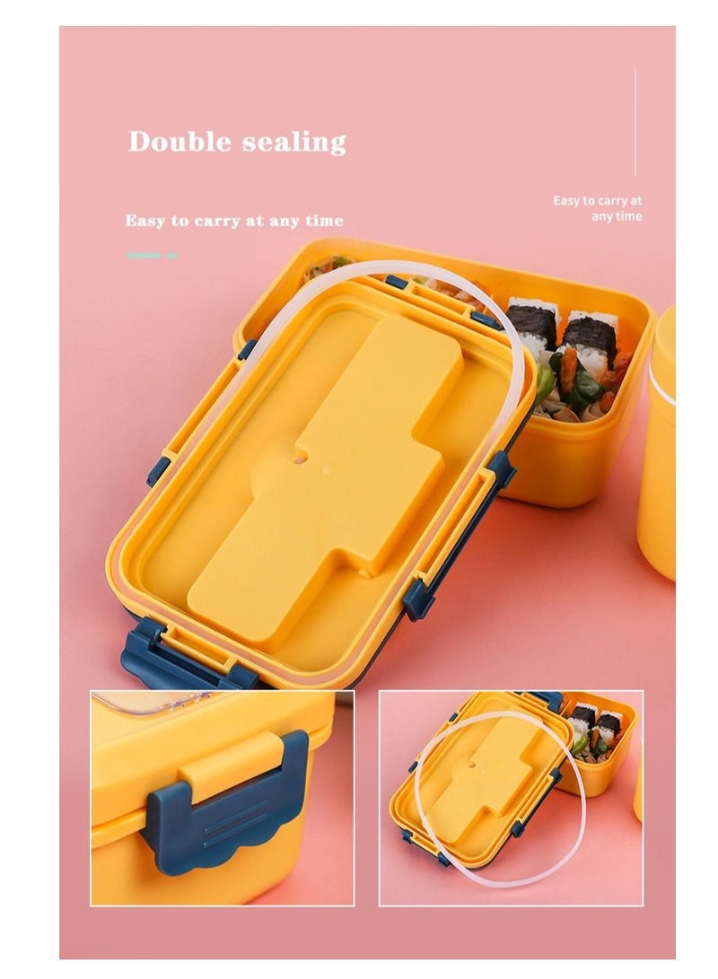 Bluejw Lunch Box Kids, Bento Box Adult Lunch Box, Lunch Containers For Adults/Kids/Toddler,1000/1500Ml-3 Compartment Microwave & Dishwasher & Freezer Safe,BPA Free - Image 4