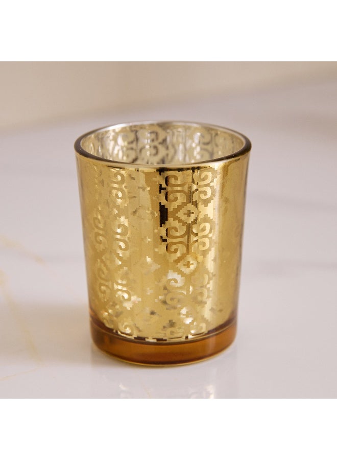 Home Box Divinity Glacier 3-Piece Glass Candleholder Set - 5.5x5.5x6.7 cm - Image 4