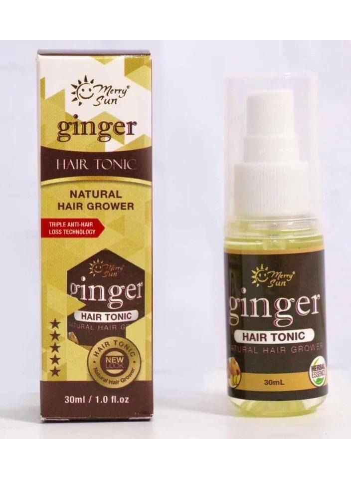 Merry Sun Ginger Hair Tonic Natural Hair Grower - Image 1
