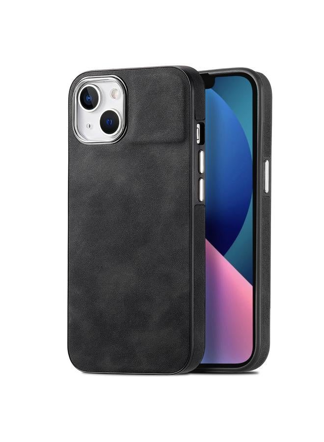 اس-توب جراب لهاتف iPhone 13 مصنوع من مادة TPU المقاومة للصدمات وملمس الجلد - Image 1