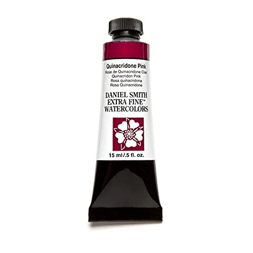 Daniel Smith Extra Fine Watercolor Paint Tube (Quinacridone, Pink, 15ml) - Image 1