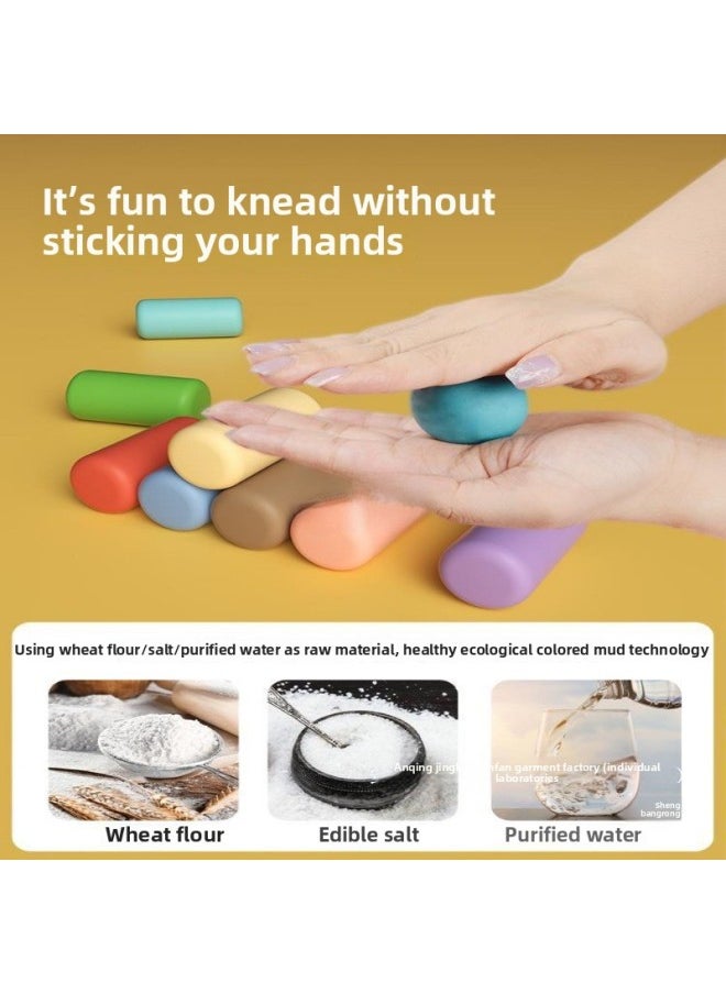 Generic - Sheng Bangrong Kitchen Year Old To Girls Baby Cooking Toys A Boy's Play Children's Birthday Ceremony-Colour:[noodle Maker + Ice Cream Maker + Cake Maker + Dumplings + Ice Cream] Comes With 18 Pieces Of Colored Clay - Image 1