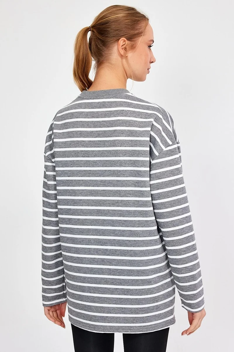 Alexander Gardi Alexandergardi Striped Oversize Sweatshirt (B23-00158)
