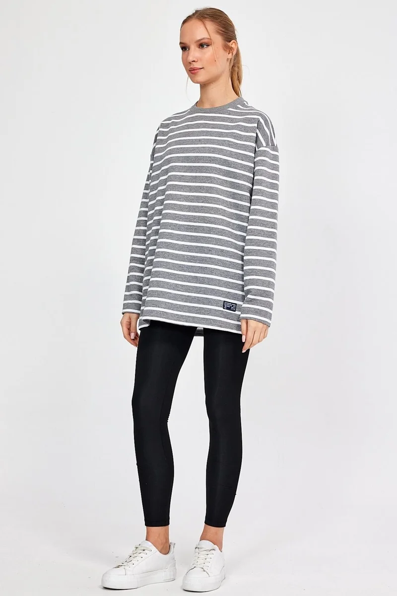 Alexander Gardi Alexandergardi Striped Oversize Sweatshirt (B23-00158)