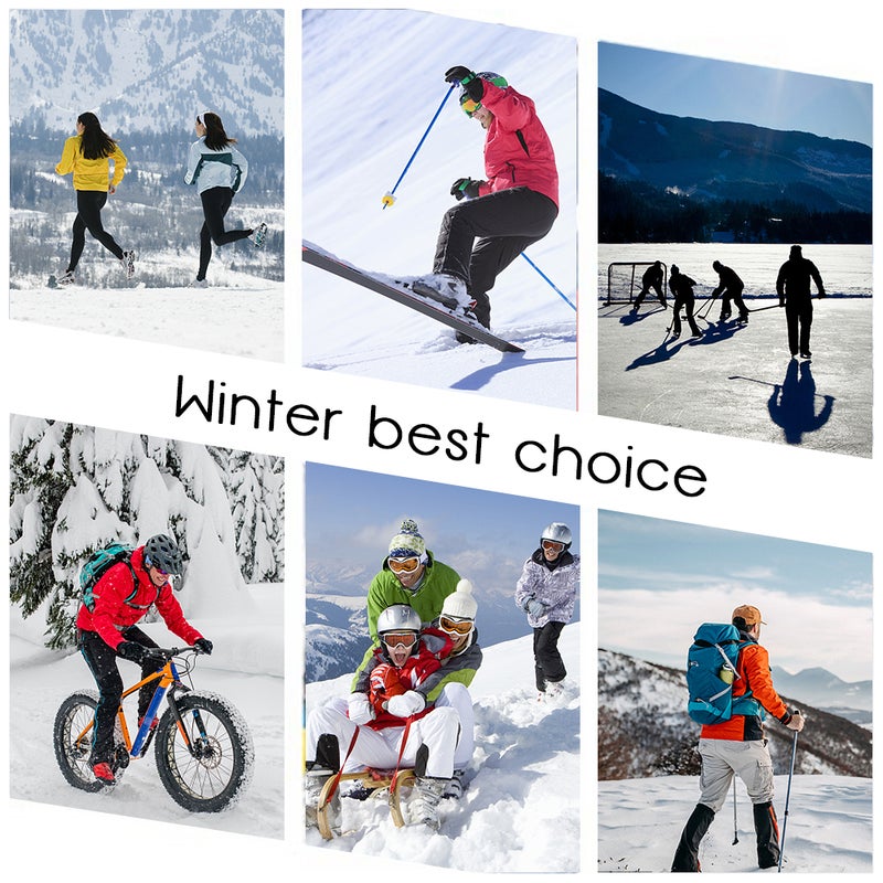 Balaclava Hood Ski Face Mask Neck Warmer Winter Fleece Hat for Women and Men - Image 4