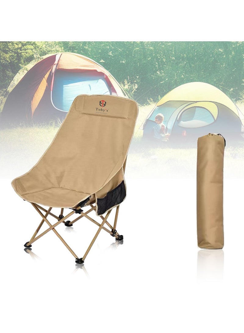 Toby's Tobys New Outdoor Aluminum Alloy Travel Foldable Camping Chair With High back Rest Fishing Chair Portable Beach Chair - Image 2