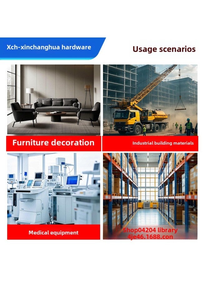 304 Stainless Steel Nylon Fixed Foot Cup Anchor Screw Adjustable Foot Pad Support Foot Cup Adjustable Foot M4M5M6M8-Specifications:Φ100*M20*100mm - Image 4