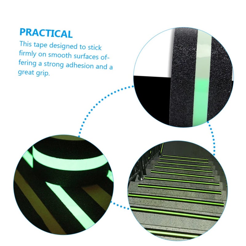 Garneck Non Slip Grip Tape for Stairs and Bathing Areas Glow Dark Slip Floor Tape for Pools Showers and Ladders Traction Adhesive Strip - Image 4