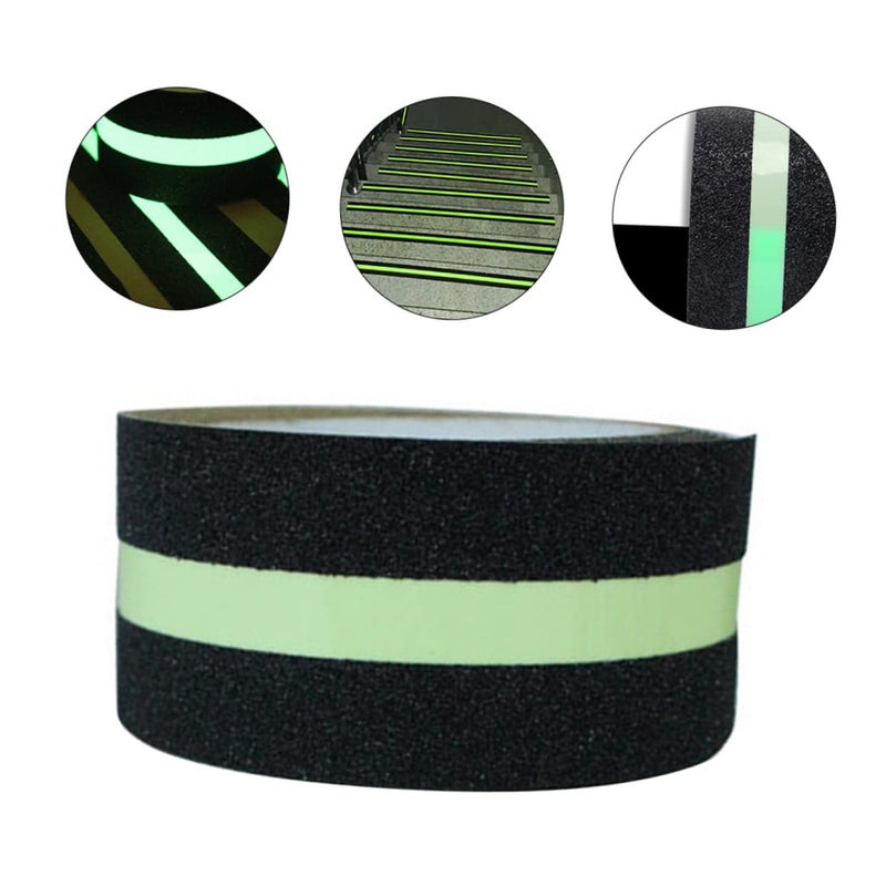 Garneck Non Slip Grip Tape for Stairs and Bathing Areas Glow Dark Slip Floor Tape for Pools Showers and Ladders Traction Adhesive Strip - Image 5