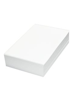 FIS Executive Laid Bond Paper, 500 Sheets, 100 gsm, White Color, A4 Size - FSPALD100WH