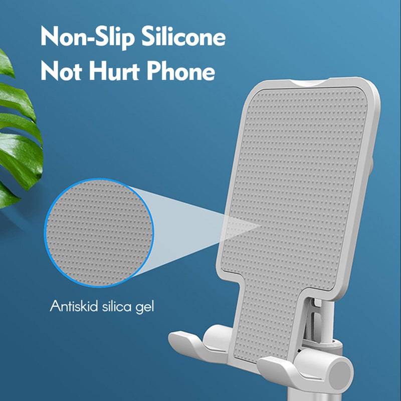 Cell Phone Stand Foldable Angle Height Adjustable Stable Portable Desktop Stand Compatible with Mobile Phone/iPad/Tablet - Image 5