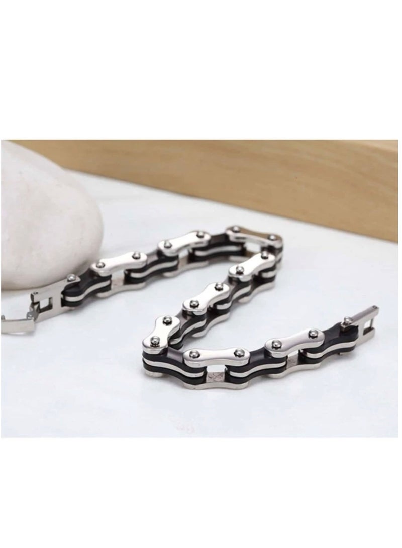 جوليري إيفريداي اسوارة رجالية رائعة من الاستانلس ستيل المقاوم للصدأ - Image 4