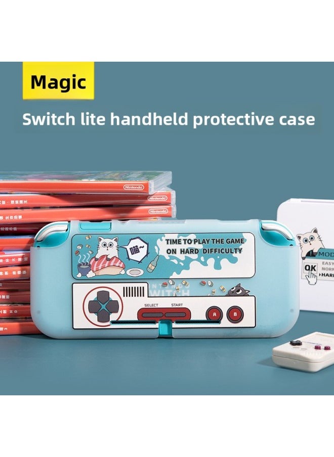 Mona Switchlite Protective Case Nintendo Switchlite Handset Protective Case Soft Case Nslite Case-Model:[Lite Version] Cat Tiger Friends