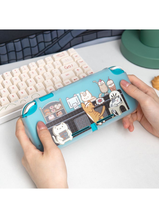 Mona Switchlite Protective Case Nintendo Switchlite Handset Protective Case Soft Case Nslite Case-Model:[Lite Version] Cat Tiger Friends