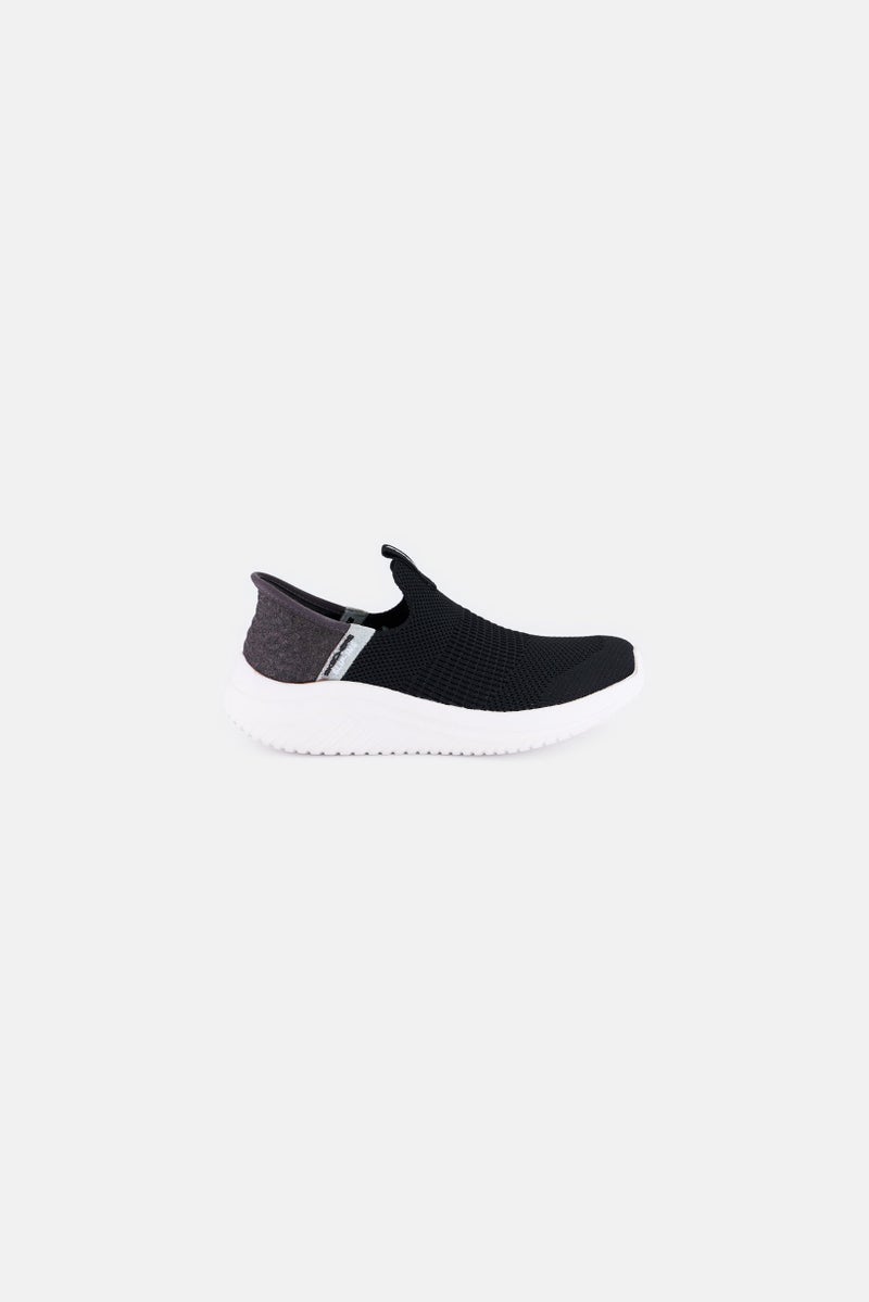 SKECHERS Kids Boy Ultra Flex 3,0 Smooth Step Slip On Shoes, Black - Image 4