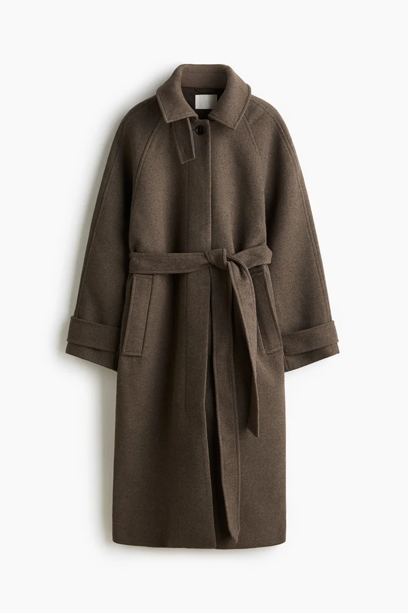 H&M Tie-belt coat