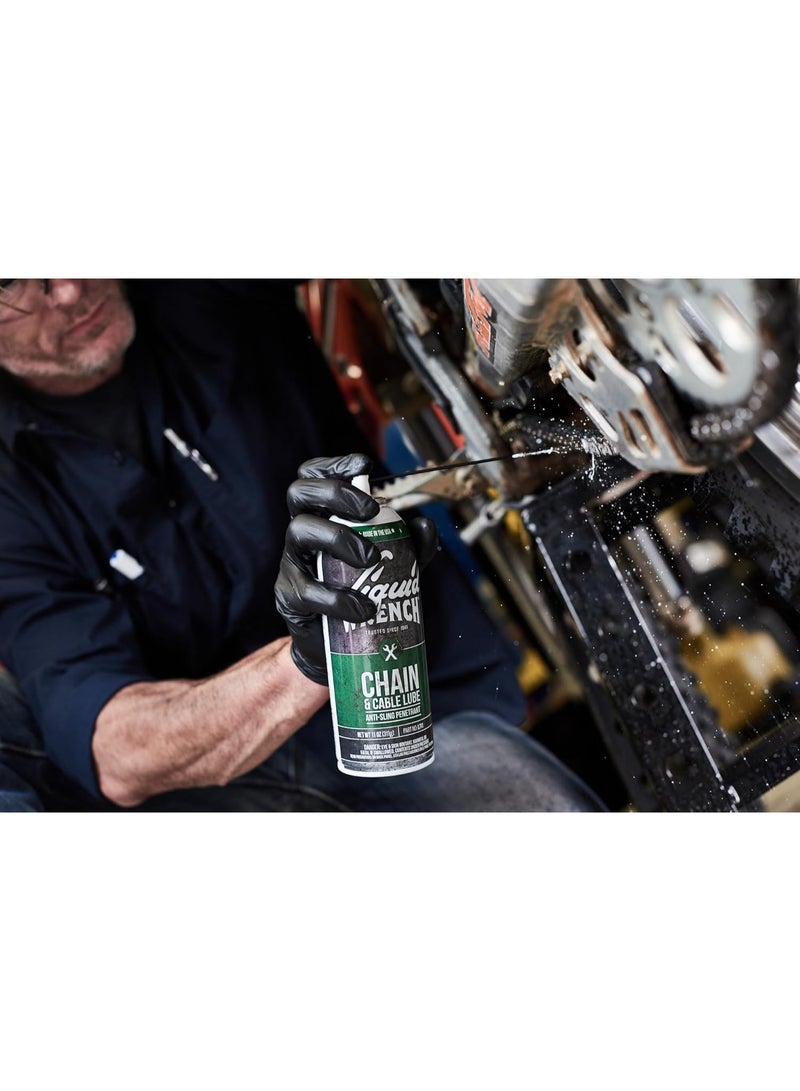 LIQUID WRENCH Chain & Cable Lube Anti Sling Penetrant 311G - Image 3