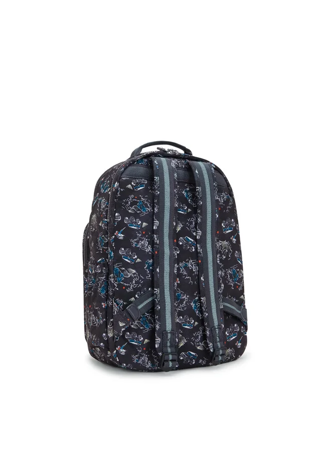 كيبلينغ Seoul Lap Jungle Fun Race Large Backpack