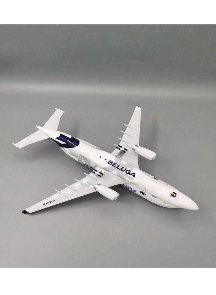 general New Beluga 1:150 42cmA330-600ST Super Beluga transport aircraft model aviation to send plane model enthusiasts, collectors gifts - Image 4