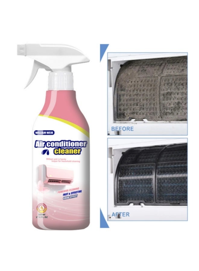 ويليام وير بخاخ منظف مكيف الهواء، بخاخ منظف ملفات مكيف الهواء للمكثف والمبخر، قابل للتحلل الحيوي لتنظيف مكيف الهواء المنزلي، 500 مل - Image 1