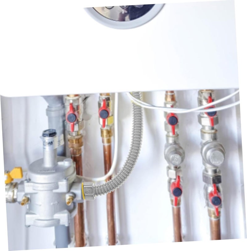 Uonlytech 2pcs Flexible Stainless Steel Bellows Water Hoses Rv Accessories Water Heater Hose Pipe - Image 3