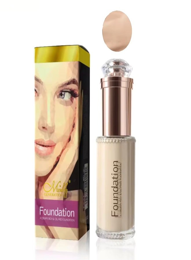 ME NOW High Performance Foundation | Water-Resistant | Medium to Buildable Coverage | Lightweight | Easy to Blend (Medium) - Image 1