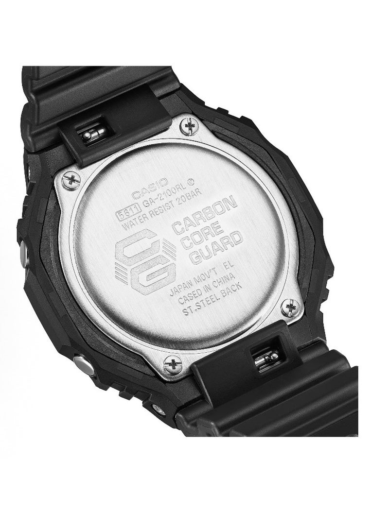 CASIO Casio LCD/pointer double display series waterproof depth of 200 meters Shi Ying movement resin strap Japanese and Korean watches men and women with the same black dial. - Image 2