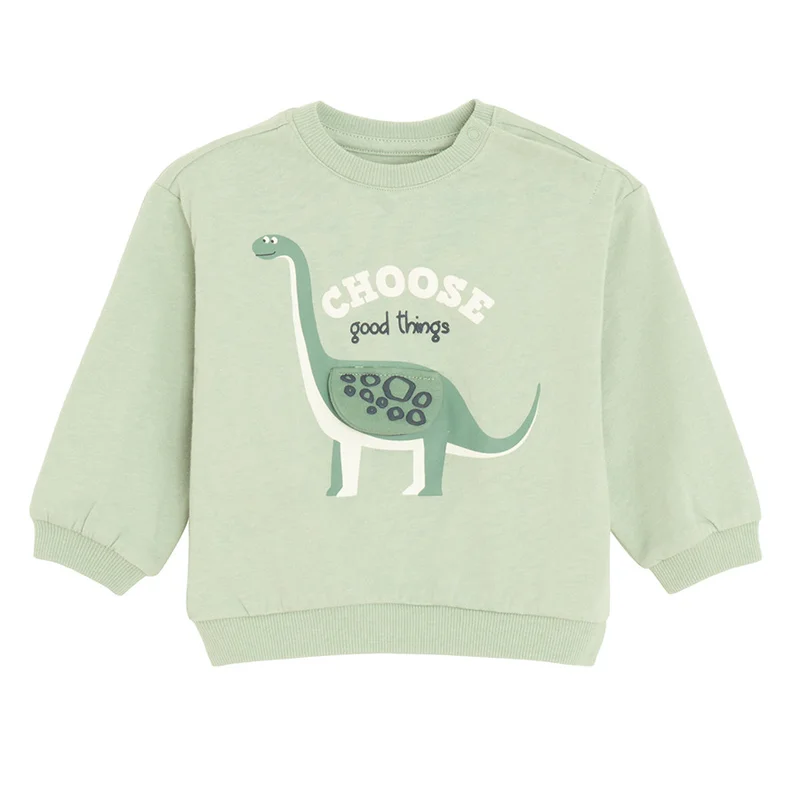 Cool Club by SMYK CCB3200438 GREEN COTTON SWEATSHIRT