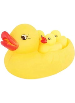 4pcs Baby Sounding Rubber Duck Toy Lovely Yellow Ducks Children Bath Toys