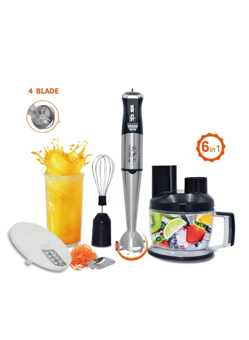 RAF 6 in 1  Hand Blender/Turbo/500ml+800ml Capacity/1500W(R.299) - Image 1