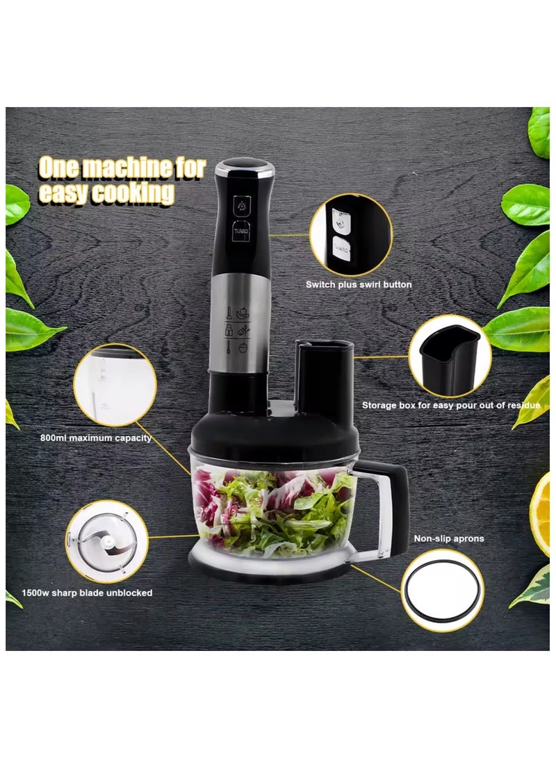 RAF 6 in 1  Hand Blender/Turbo/500ml+800ml Capacity/1500W(R.299) - Image 3