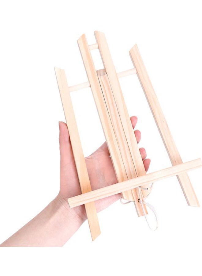 NIBEMINENT Adjustable Wooden Art Easel Stand Beige - Image 2