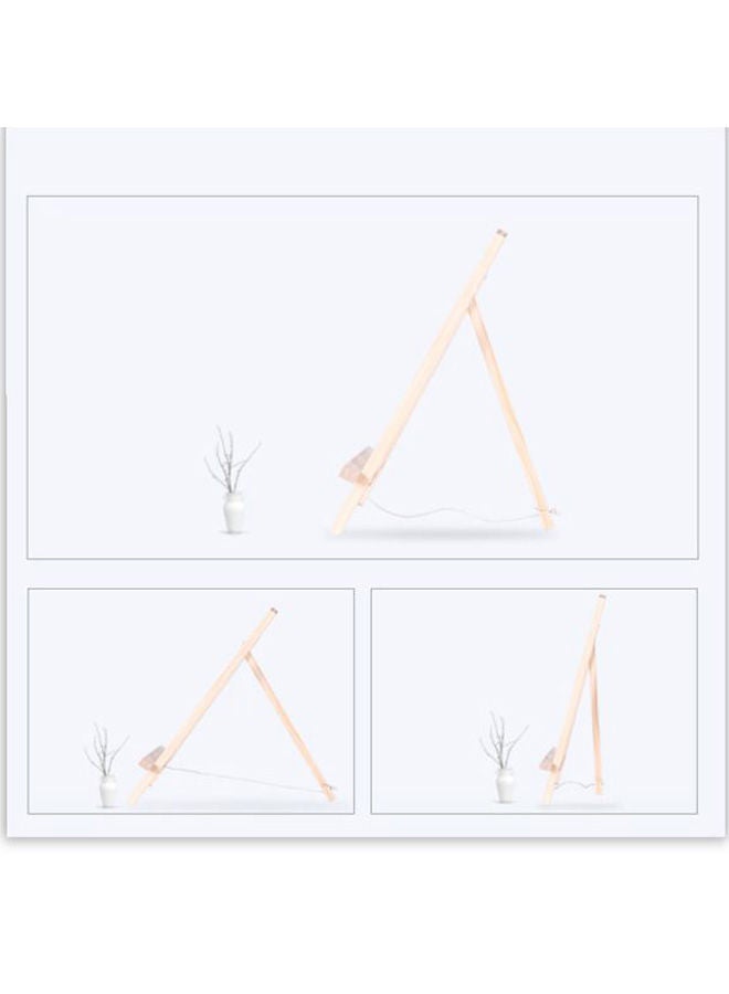 NIBEMINENT Adjustable Wooden Art Easel Stand Beige - Image 3