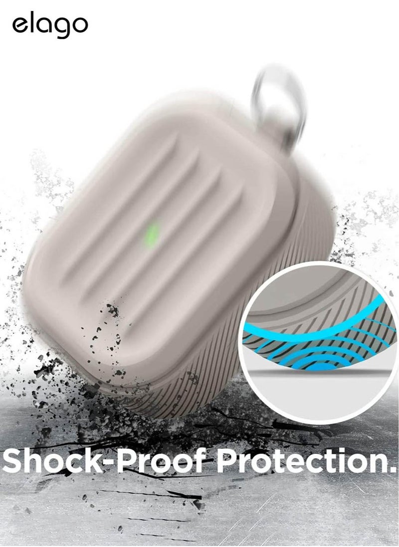 Armor Hang for Airpods Pro Case Cover - Stone