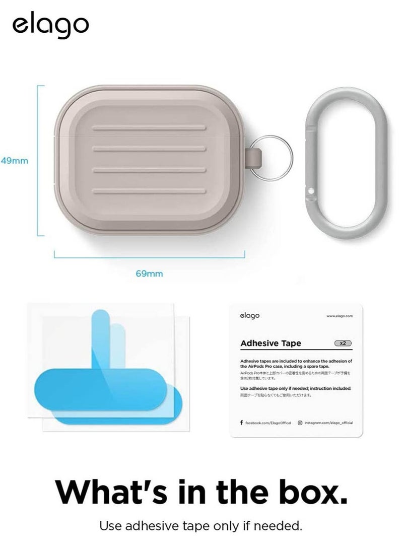 Armor Hang for Airpods Pro Case Cover - Stone