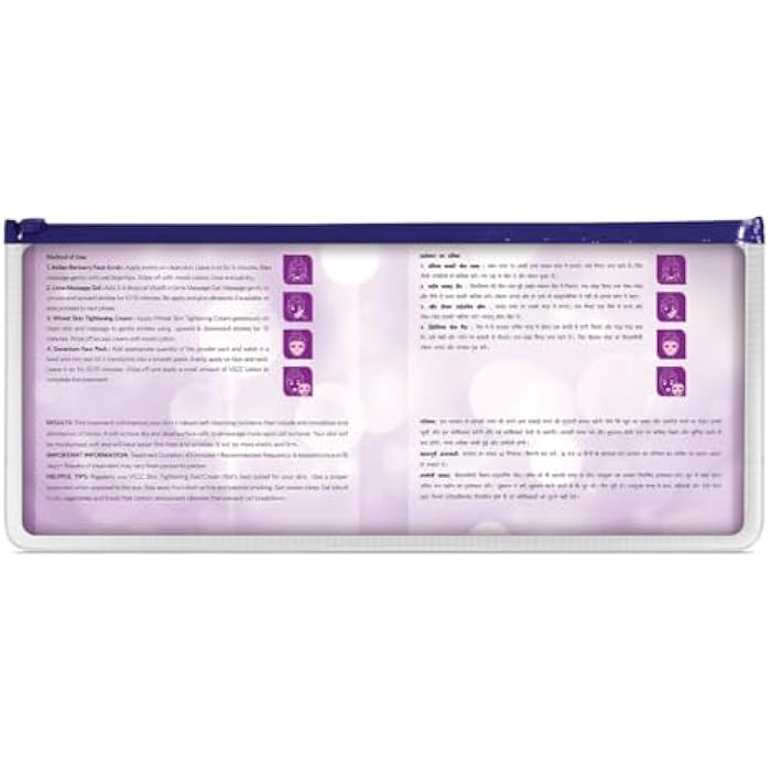 VLCC Skin Tightening Facial Kit (6 Facials)(240gm+12ml) - Image 2